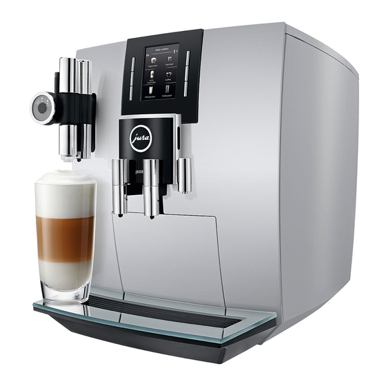 Jura J600 Kurzanleitung
