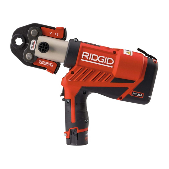 RIDGID RP 240 Bedienungsanleitung
