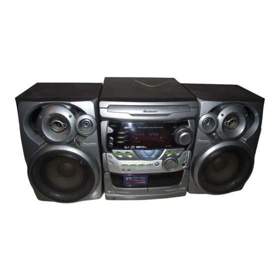 Pioneer XR-A370 Bedienungsanleitung