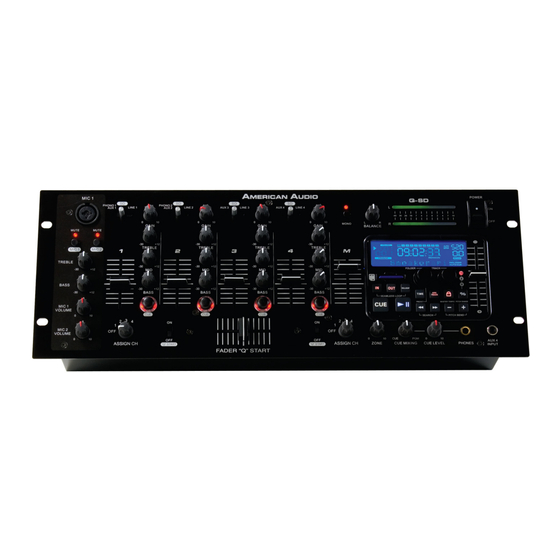 American Audio Q-SD Bedienungsanleitung