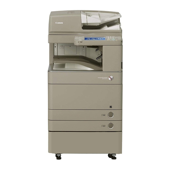 Canon imageRUNNER ADVANCE C5051i Anwenderhandbuch