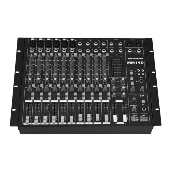 JB Systems MM-14D Bedienungsanleitung