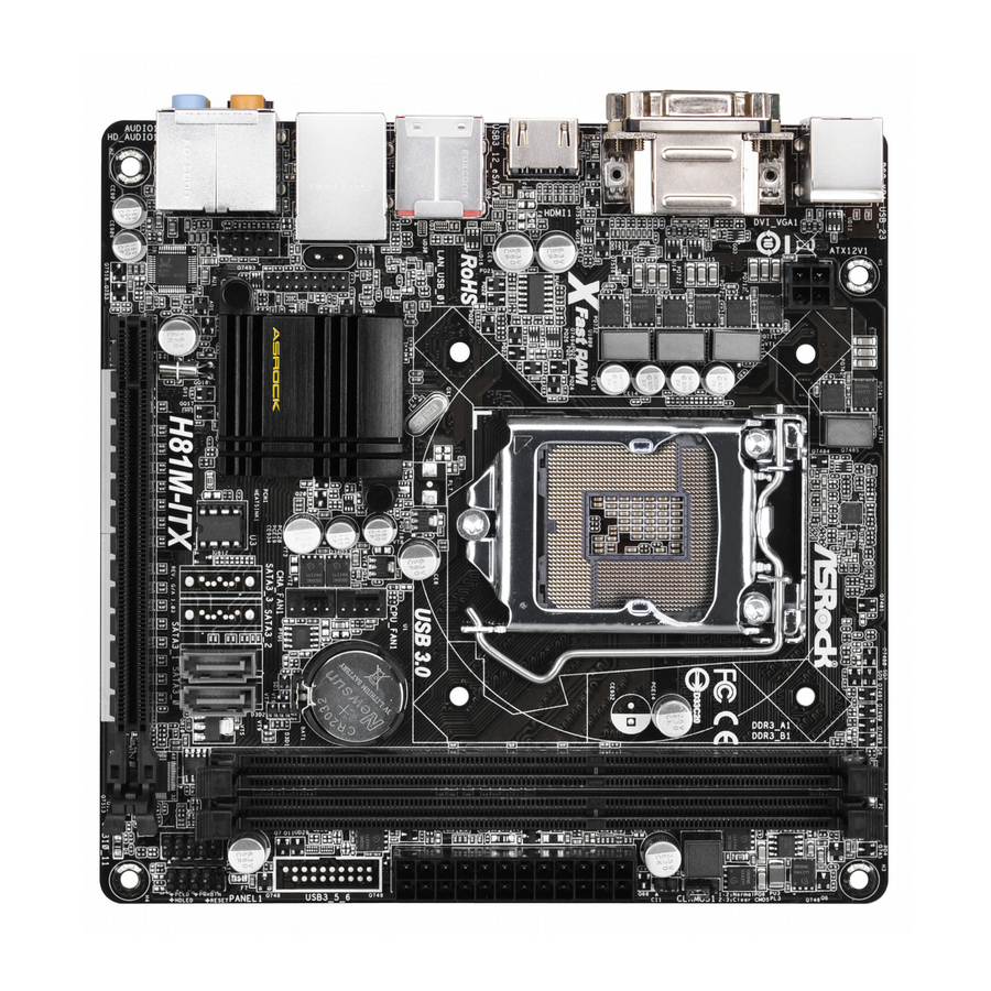 ASROCK H81M-ITX Handbuch