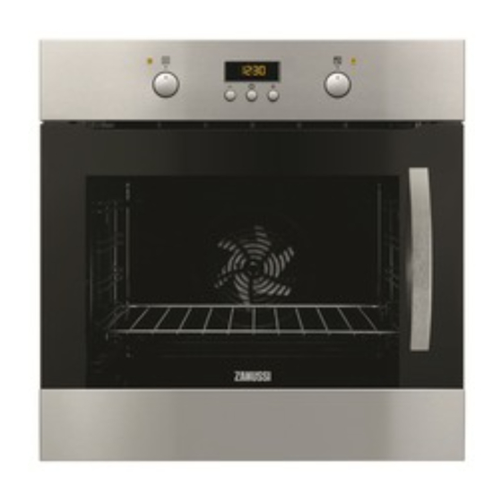Zanussi ZOB35805 Benutzerinformation