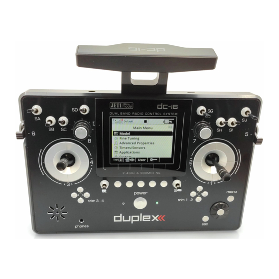 Duplex DC-16 Anleitung