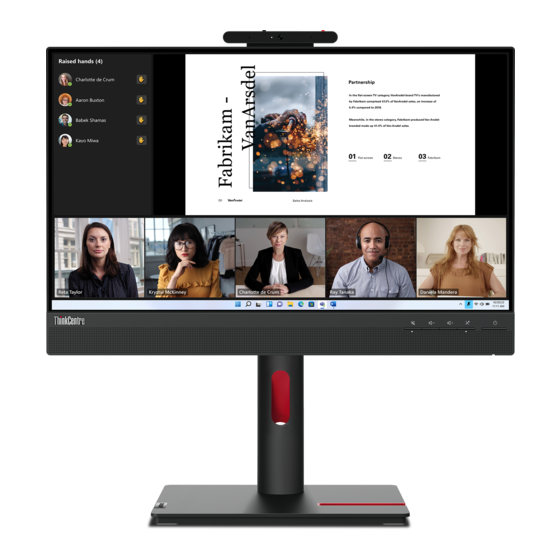 Lenovo ThinkCentre TIO24Gen5 Bedienungsanleitung