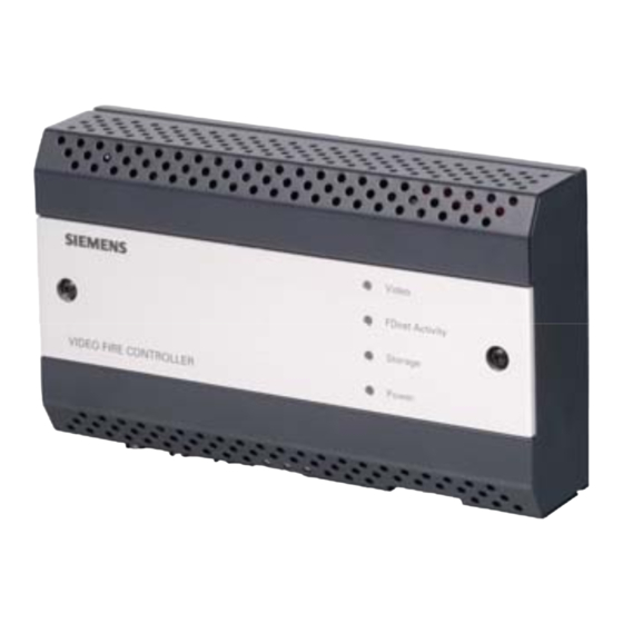 Siemens FDV241 Inbetriebnahmeanleitung