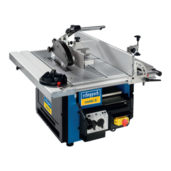 Scheppach Combi 6 Originalbetriebsanleitung