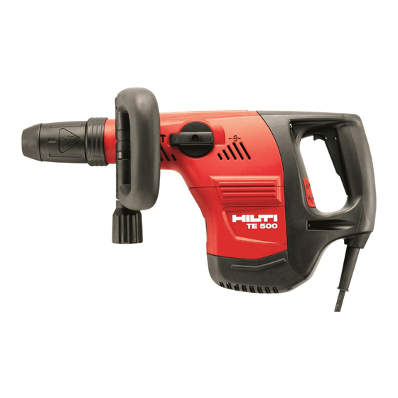 Hilti TE 500-AVR Original Bedienungsanleitung