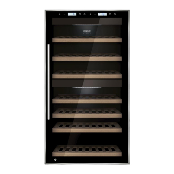 CASO DESIGN WineComfort Touch 66 Original Bedienungsanleitung