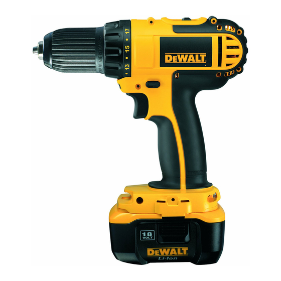 DeWalt DC722KL Bersetzt Von Den Originalanweisungen