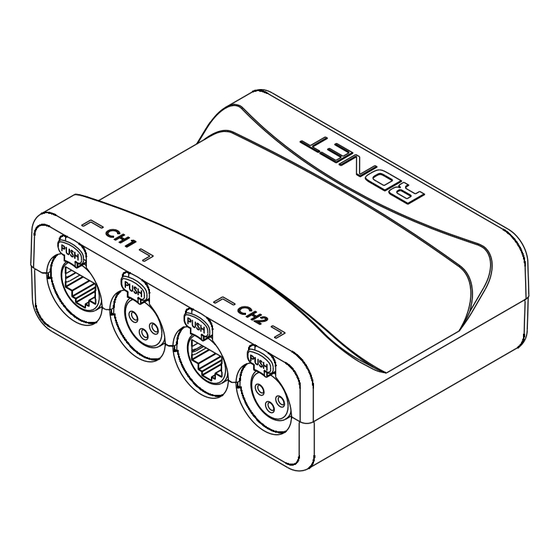 dBTechnologies RDNet CONTROL 2 Bedienungsanleitung