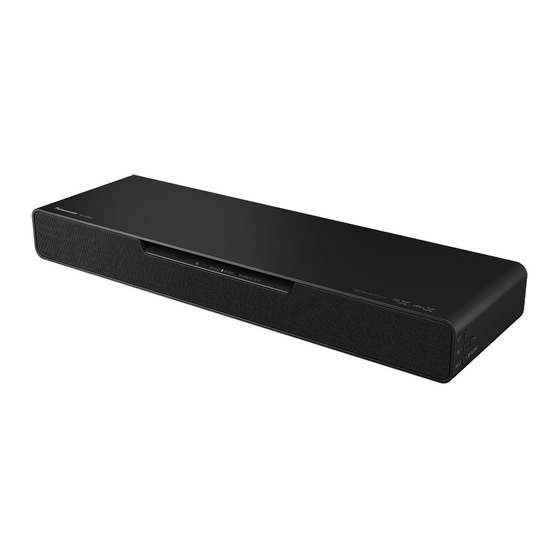 Panasonic Sound Slayer SC-HTB01 Bedienungsanleitung