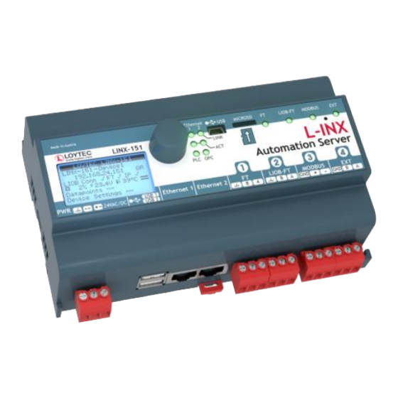 LOYTEC L-INX-100 Benutzerhandbuch