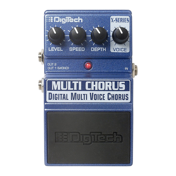 DigiTech Multi Chorus Handbuch