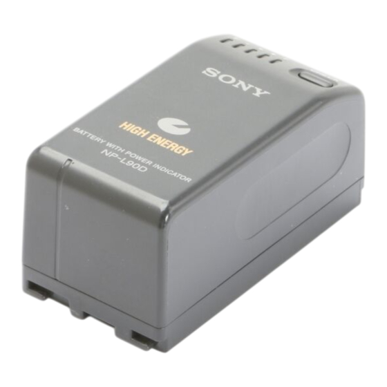 Sony NP-L90D Bedienungsanleitung