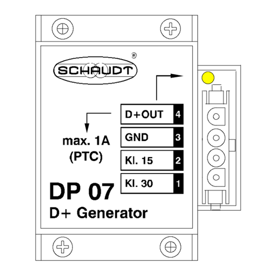 Schaudt DP 07 Montageanleitung