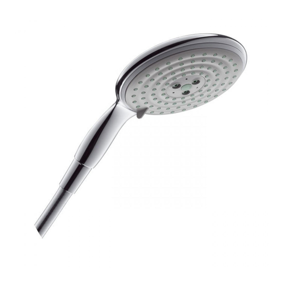 HANSGROHE Raindance E 150 AIR 3jet 28551000 Gebrauchs- Und Montageanleitung