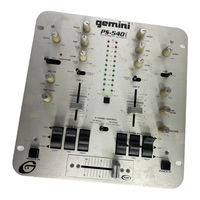 Gemini PS-540i Bedienungsanleitung