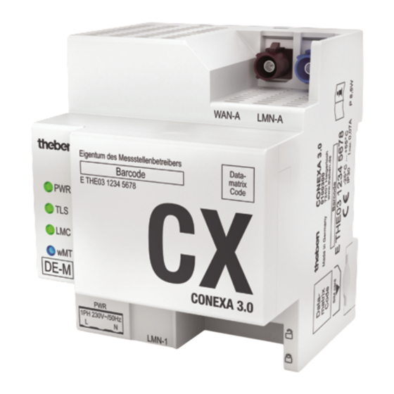 Theben CONEXA 3.0 Handbuch