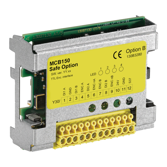 Danfoss VLT MCB 150 Installationshandbuch