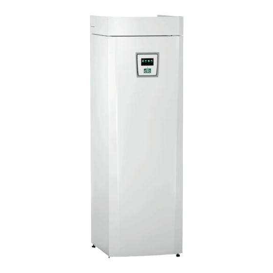CTC EcoZenith i250 Installations-, Wartungs-, Und Bedienungsanleitung