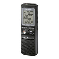 Sony ICD-PX720 Kurzanleitung