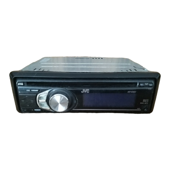 JVC KD-R303 Bedienungsanleitung