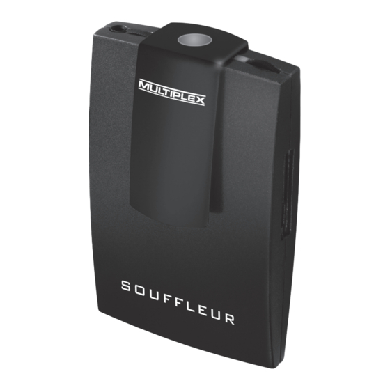 Multiplex SOUFFLEUR Bedienungsanleitung