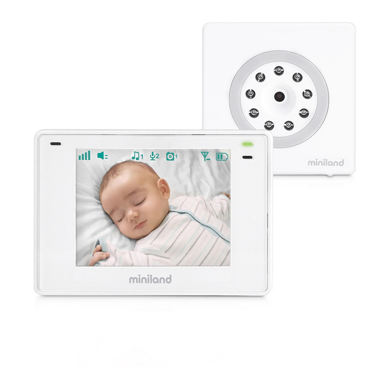 miniland baby digimonitor 3.5" Bedienungsanleitung