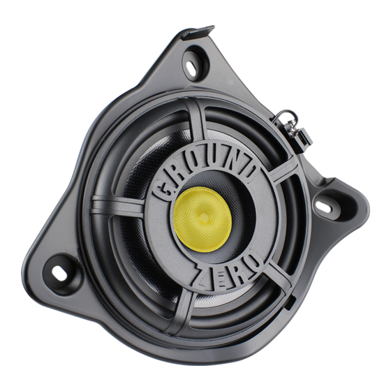 Ground Zero CARSPECIFIC SERIES Anleitung