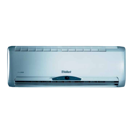 Vaillant climaVAIR VAHE 023 W Handbücher