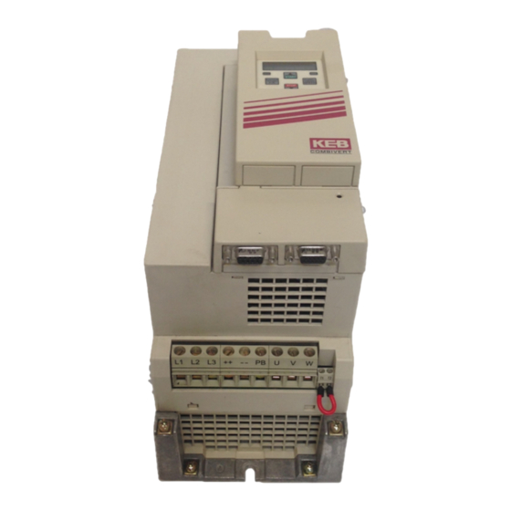 KEB Combivert F5 Servo Serie Betriebsanleitung