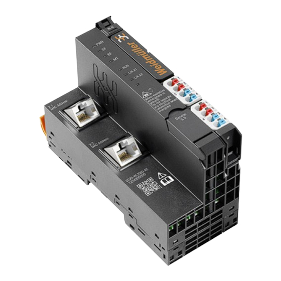 Weidmuller u-control UC20-WL2000-AC Handbuch