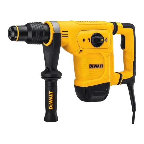 DeWalt D25810K Bersetzt Von Den Originalanweisungen