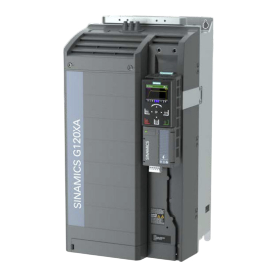 Siemens SINAMICS G120XA Betriebsanleitung