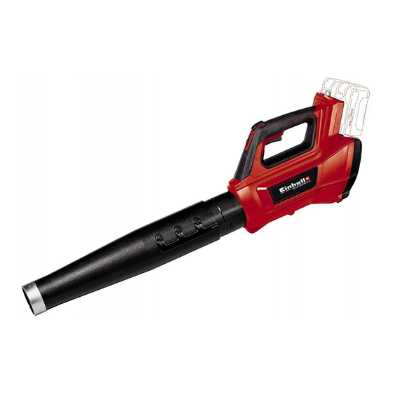 EINHELL GE-LB 36/210 Li E-Solo Originalbetriebsanleitung