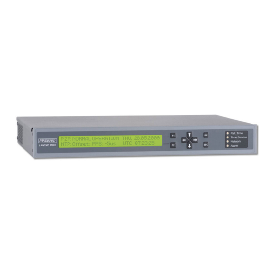 Meinberg LANTIME M200 PZF Handbuch