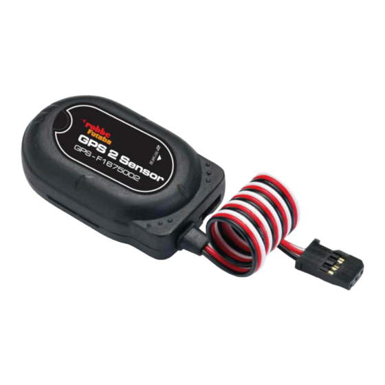 ROBBE-Futaba GPS2-Multi-Sensor Bedienungsanleitung