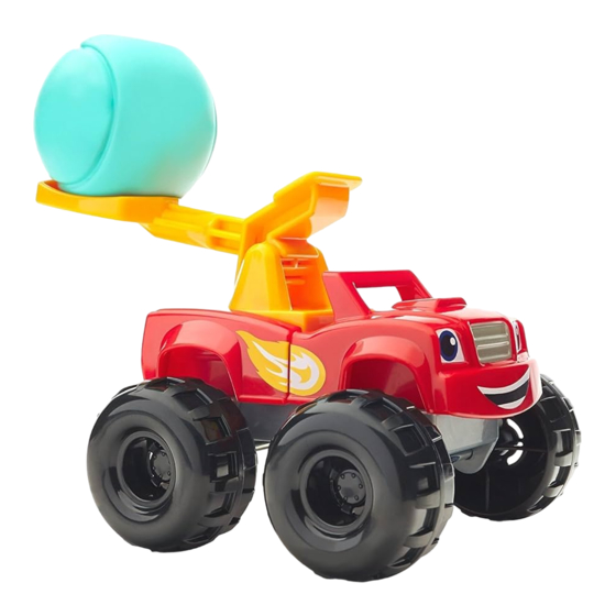 MEGA BLOKS nickelodeon BLAZE and the MONSTER MACHINES Blaze Truckball Bedienungsanleitung