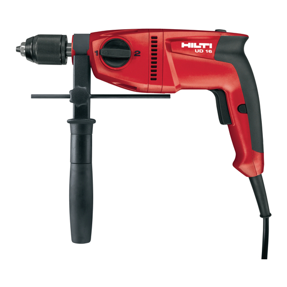 Hilti UD 16 Original Bedienungsanleitung
