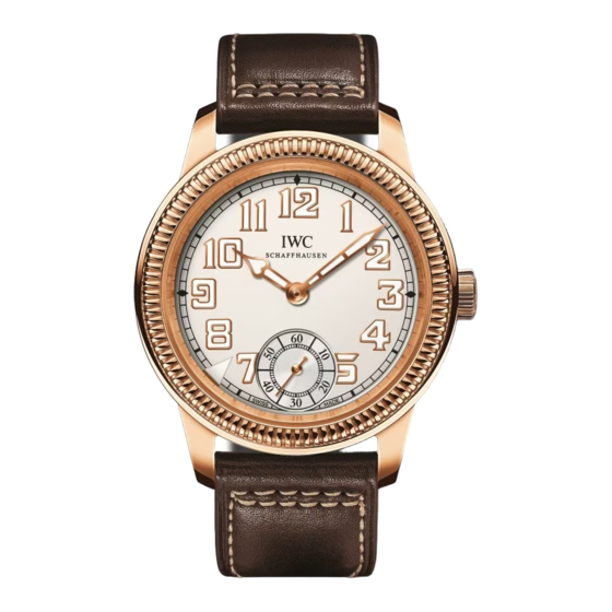 iwc FLIEGERUHR HANDAUFZUG Bedienungsanleitung