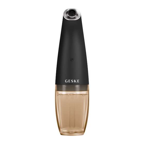GESKE AQUA-STREAM FACE CLEANSER 8 IN 1 Bedienungsanleitung