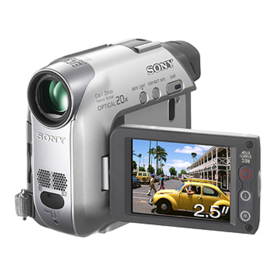 Sony Handycam DCR-HC32E Bedienungsanleitung