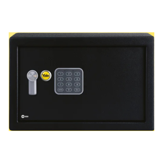 Yale Value Safe Bedienungsanleitung