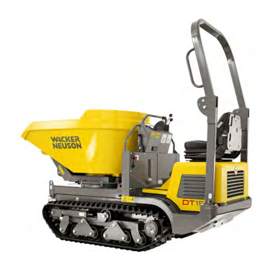Wacker Neuson DT15 Betriebsanleitung