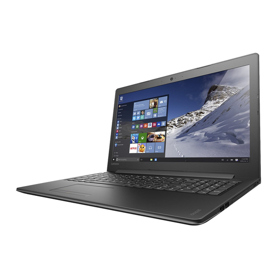 Lenovo ideapad 310-14IKB Bedlenungsanleitung