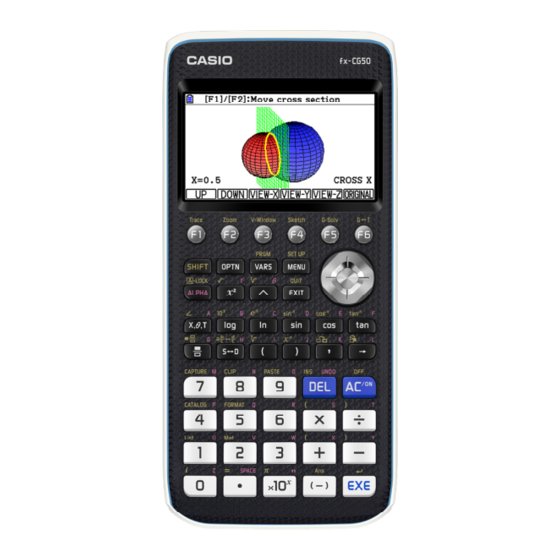Casio FX-CG50 Einführung