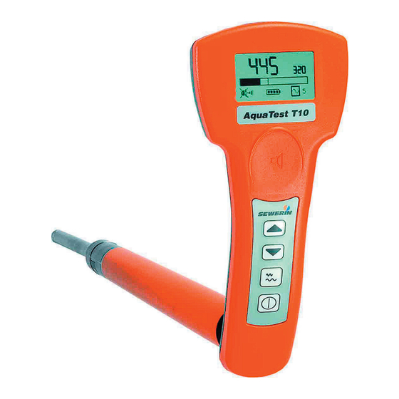 sewerin AquaTest T10 Betriebsanleitung