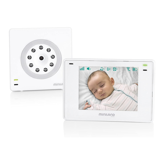 miniland baby digimonitor 3.5'' plus Bedienungsanleitung